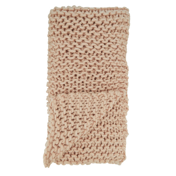 Saro Sevan Collection Chunky Knit Throw Blanket Wayfair
